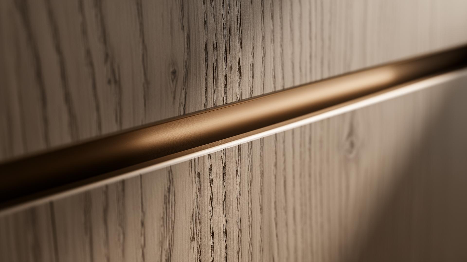 Detail · Messinggriff